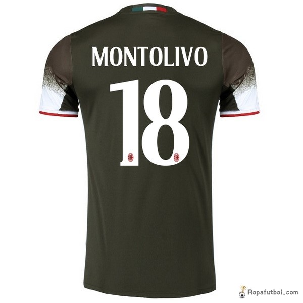 Camiseta AC Milan Replica Tercera Ropa Montolivo 2016/17